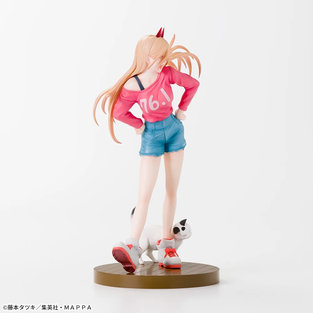 In Magazzino SEGA Originale Genuino Motosega Uomo Nyaako Power Luminasta 22 cm Anime Ragazza Collezioni Modello Giocattolo Figure Regalo Di Compleanno