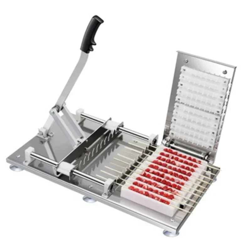 220 V ไฟฟ้า Skewers สแตนเลสเนื้อแกะผัก Stringer BBQ บาร์บีคิว Artifact เครื่องใช้ในครัวเรือนเครื่องมือทําอาหาร