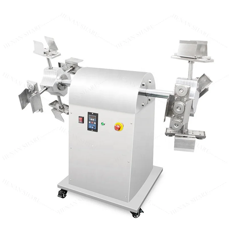 Chocolate spinning shave hollow chocolate eggs forming machine