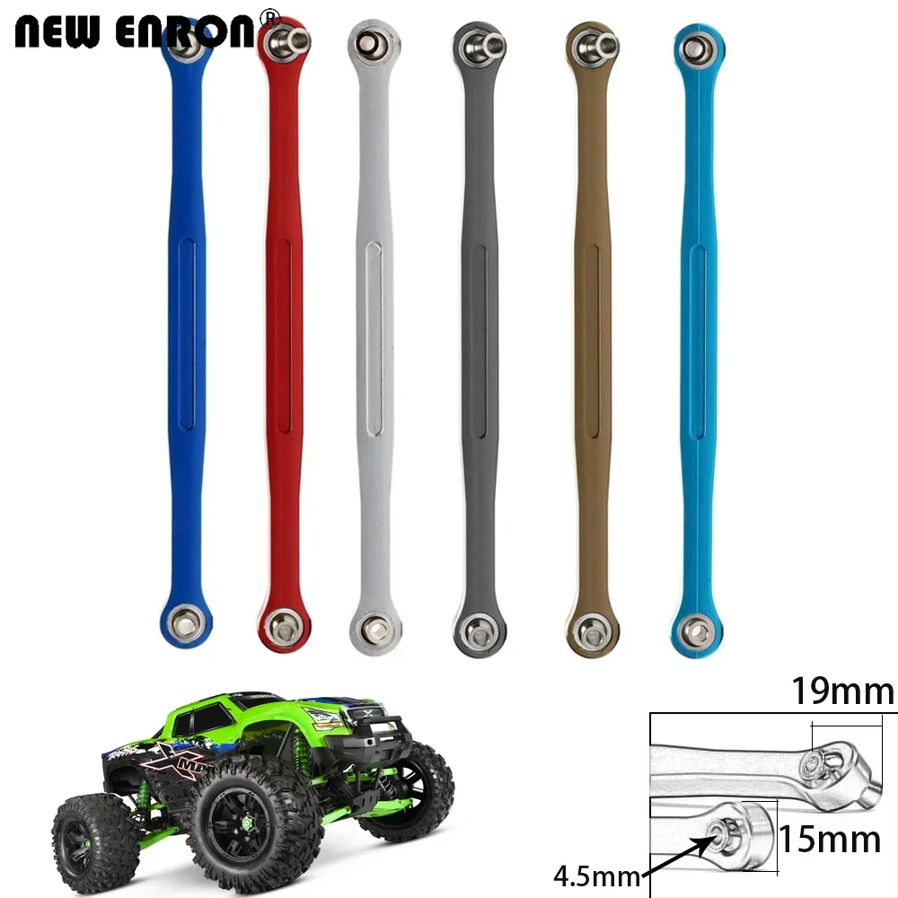 NEW ENRON CNC Aluminum 173mm Front/Rear Toe Links Servo Link Steering Rod #7748 for RC 1/5 Traxxas X-Maxx XMaxx 77076-4 77086-4