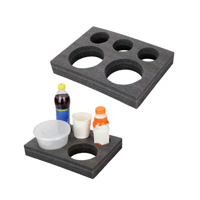 Cup Carrier Holder Drink Tray Takeout Coffee Trays Disposable Beverage Delivery Holders Out Take Packing Go Carry Drinks