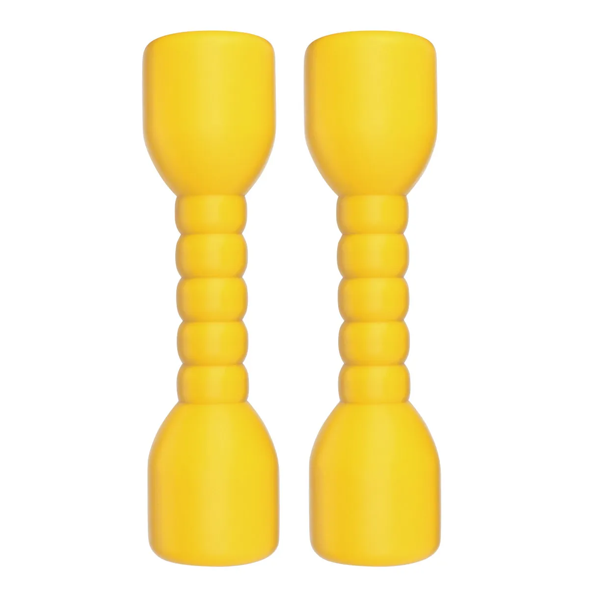 2Pairs Children Dumbbell Premium Kids Fitness Gymnastics Props Exercise Entertainment Gift Yellow Green for Hand Eye