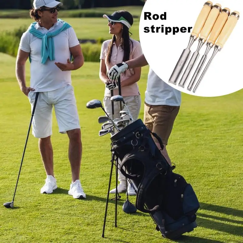 Golf Grip Removal Tool 4pcs Golf Club Grip Repair Kits Easy To Apply Golf Grip Tape Stripper For Golf Lovers Birthday