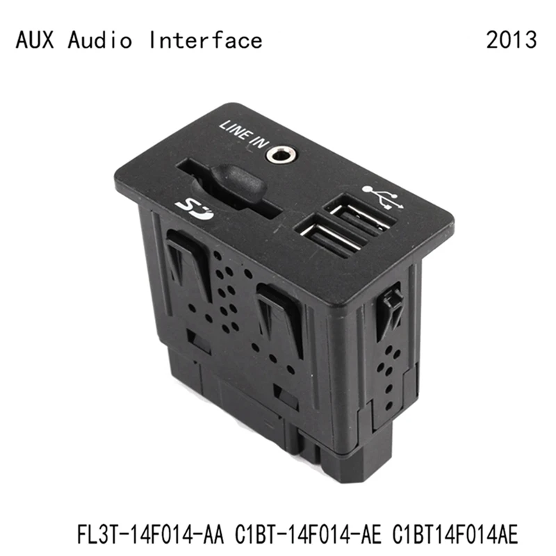 AUX Audio Interface With SD Card Reader For Ford Fusion 2013 FL3T-14F014-AA C1BT14F014AE