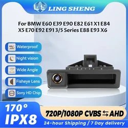 AHD 720P Vehicle Car Reverse Backup Trunk Handle Camera For  BMW E60 E39 E90 E82 E61 X1 E84 X5 X6 E70 E92 E91 3/5 Series E88 E93