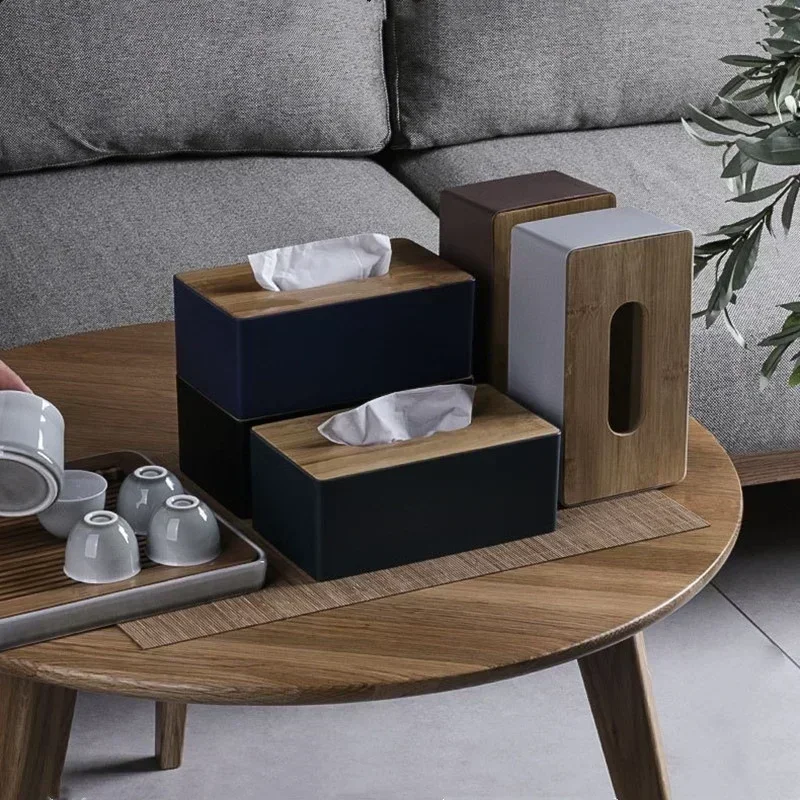 Paper Box, Desktop Tissue Box Home Living Room Creative Multifunctional Coffee Table Remote Control Mobile Phone Storage Box