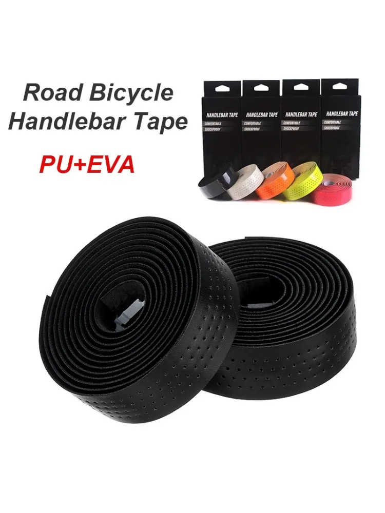 AliExpress Bicycle PU+EVA Handlebar Tapes Durable Road Bike Handle Bar Tape Cork Comfortabl Speed Handlebar Wrapper Cycling Accessories