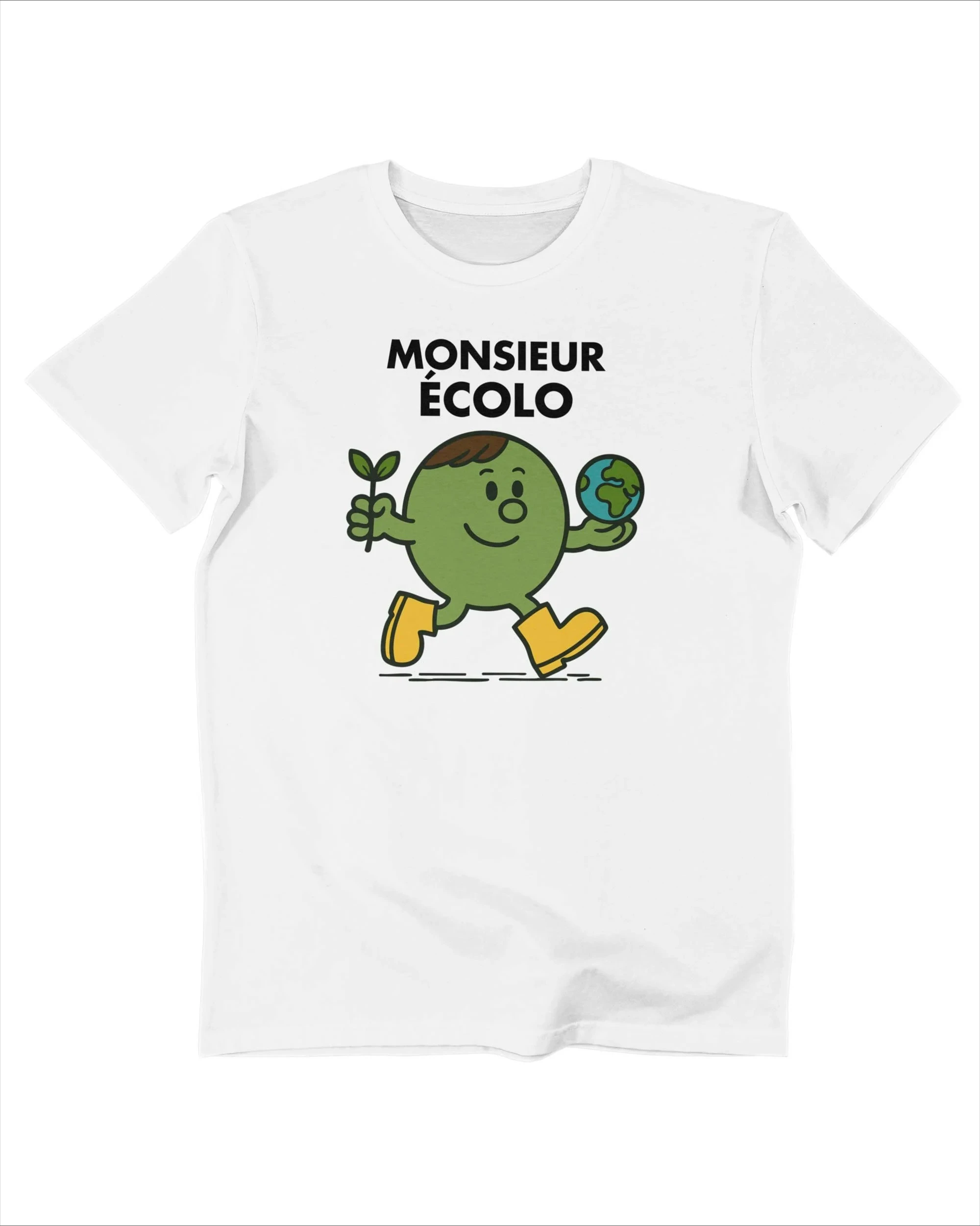 

Monsieur Écolo Street Trend Clothing Peripheral Printing Summer Luxury Brand Cotton Men's and Women's T-Shirts Short Sleeves