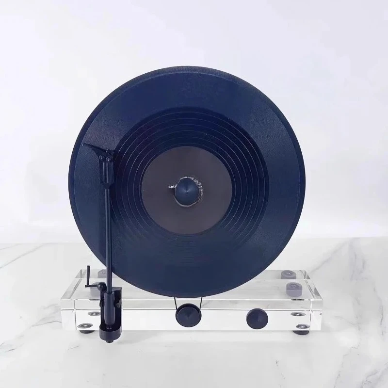 Projector vinyl record, open grid creative ornament