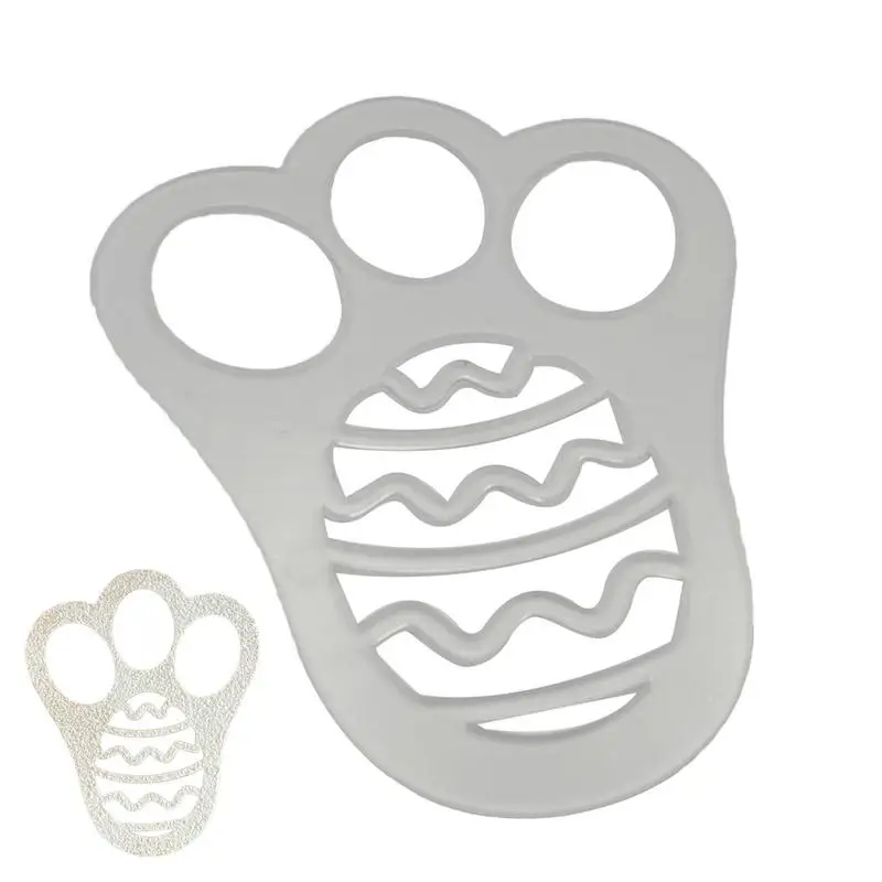 

Easter Bunny Footprint Stencil Bunny Rabbit Drawing Stencils Easter Rabbit Stencil For Painting Animal Footprint Paw Reusable