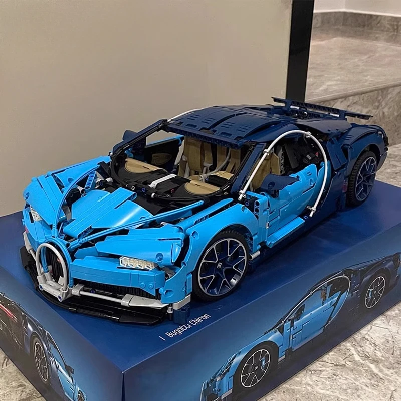 MOC Super Sport Bugattied Chirons 42083 Racing Car Building Blocks Adults Bricks Children Toys Christmas Gifts