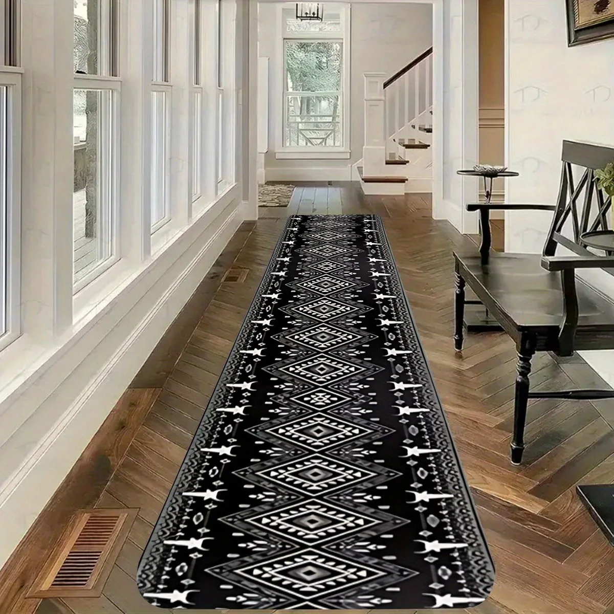 

1PC Bohe Styles Kitchen Rugs Non-Slip Home Door Mats Pop design Bathroom Rug Bath Mat Carpet for Home Sink Laundry Decor