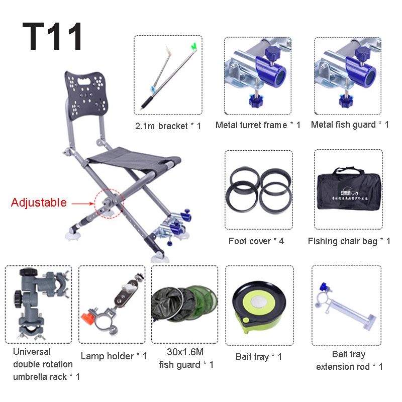 Imagem -01 - Portátil Folding Fish Chair 180 Graus Encosto Ajustável Quatro Pernas Reclinável Liga de Alumínio Camping Stool Cadeira de Pesca portatil folding fish chair 180 graus encosto ajustavel quatro pernas reclinavel liga de aluminio camping stool cadeira de pesca 01