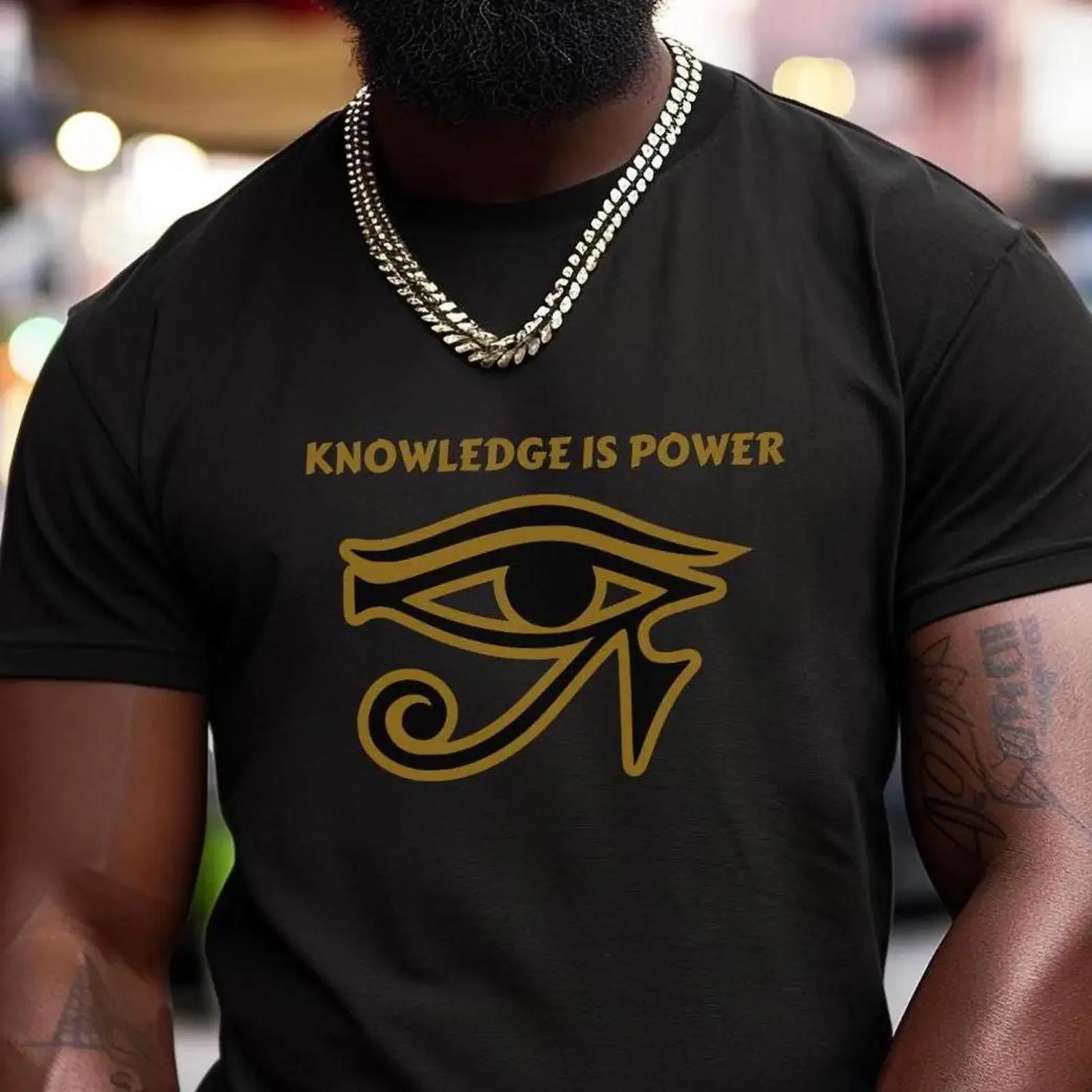 Eye of Horus T Shirt Ancient Egyptian KemeT Ra Black Owned Business vintage Washed Stylish graphic Casual fashion Soft