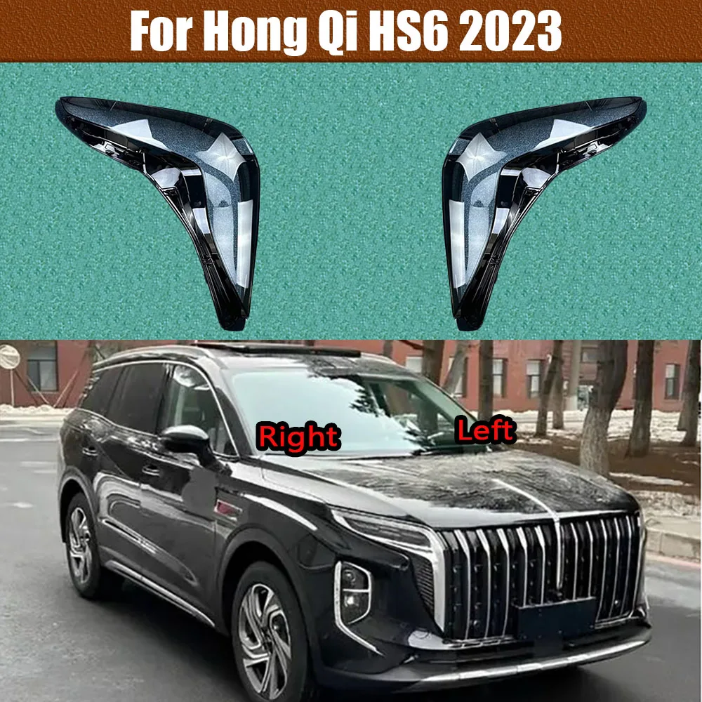 

For Hong Qi HS6 2023 Front Headlamp Lamp Cover Headlight Shell Transparent Lens Replace The Original Lampshade Plexiglass