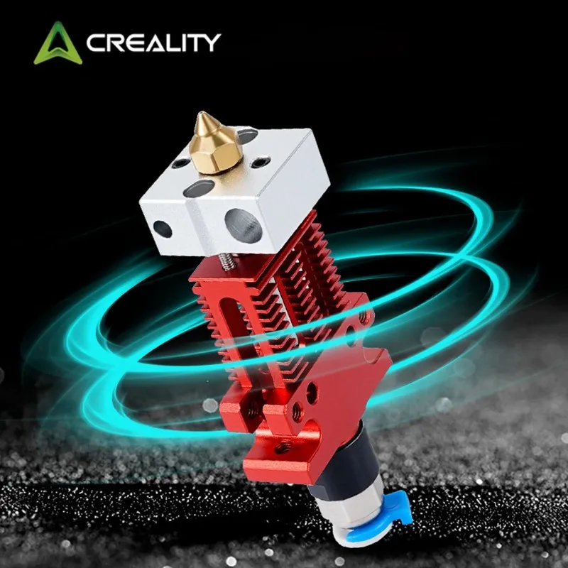 

Hotend Kit for Creality CR6 SE 3D Printer Extruder Head Assembly Nozzle Heater Block Heat Break Heating Tube Thermistor Parts