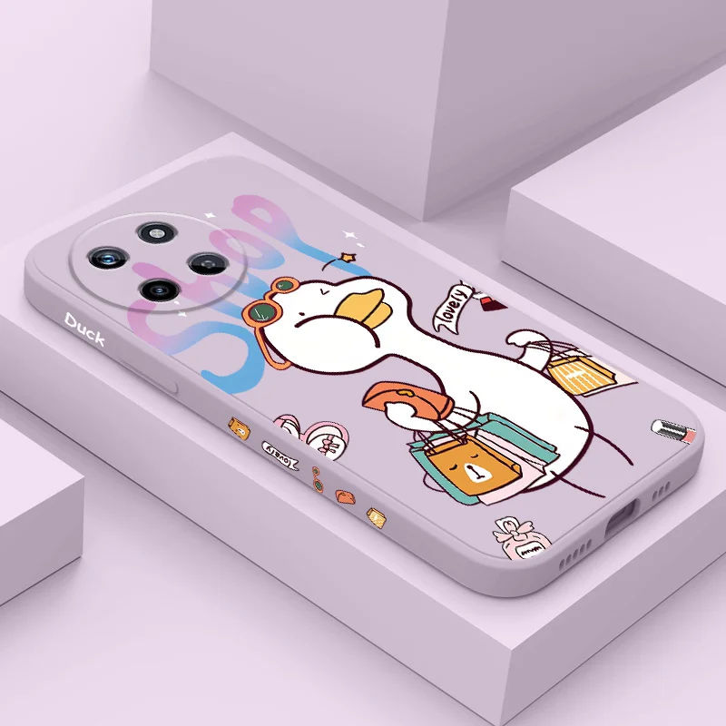 

Happy Shopping Phone Case For OPPO Realme 14 13 12 11 10 9 9i 8 8i 7 Pro Plus C35 C21Y C25Y C25 4G 5G Liquid Silicone Cover