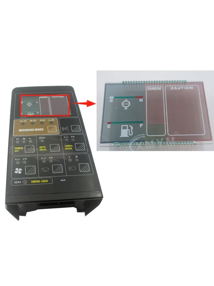 Ekran LCD do wskaźników wagi dźwigowych Komatsu PC120-5/ PC200-5/ PC220-5 / PC300-5 - części zamienne