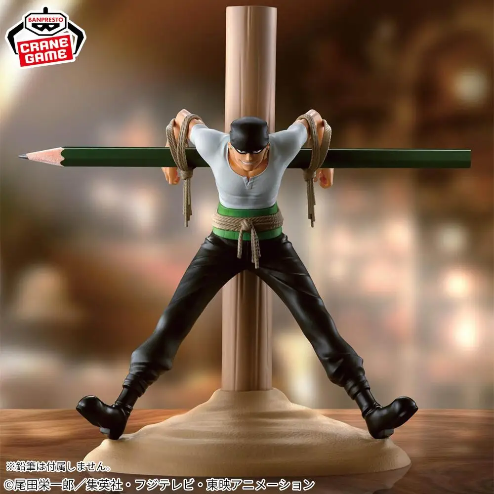 Disponibile bandai BANPRESTO One Piece FIGLIFE Roronoa Zoro Figura Anime Modello Giocattolo decorazione Ornamenti regalo di compleanno