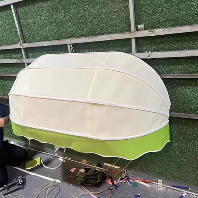 Small retractable dome window awning tent cheap folding awning