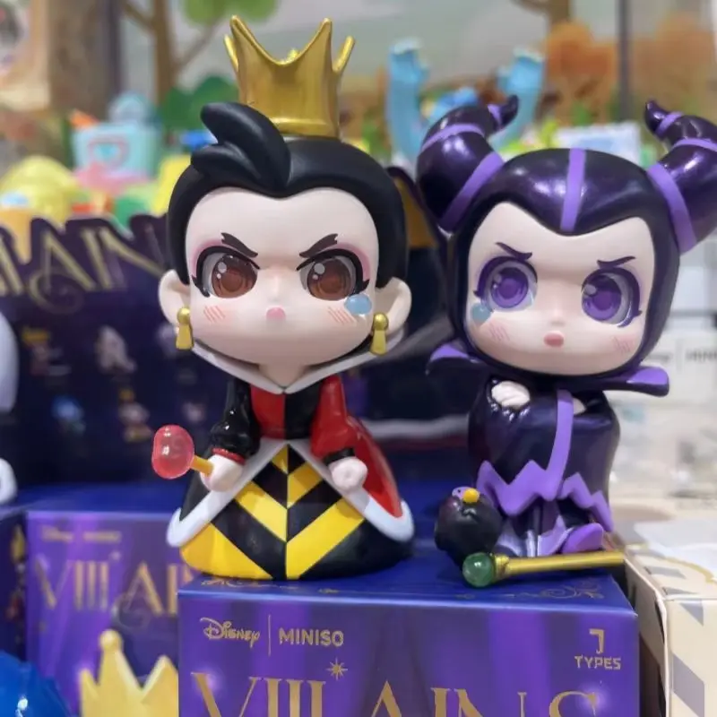 New Original Disney Villainous Characters Collection Figure Surprise Box Blind Box Fashion Trendy Desktop Decoration Girl Gift