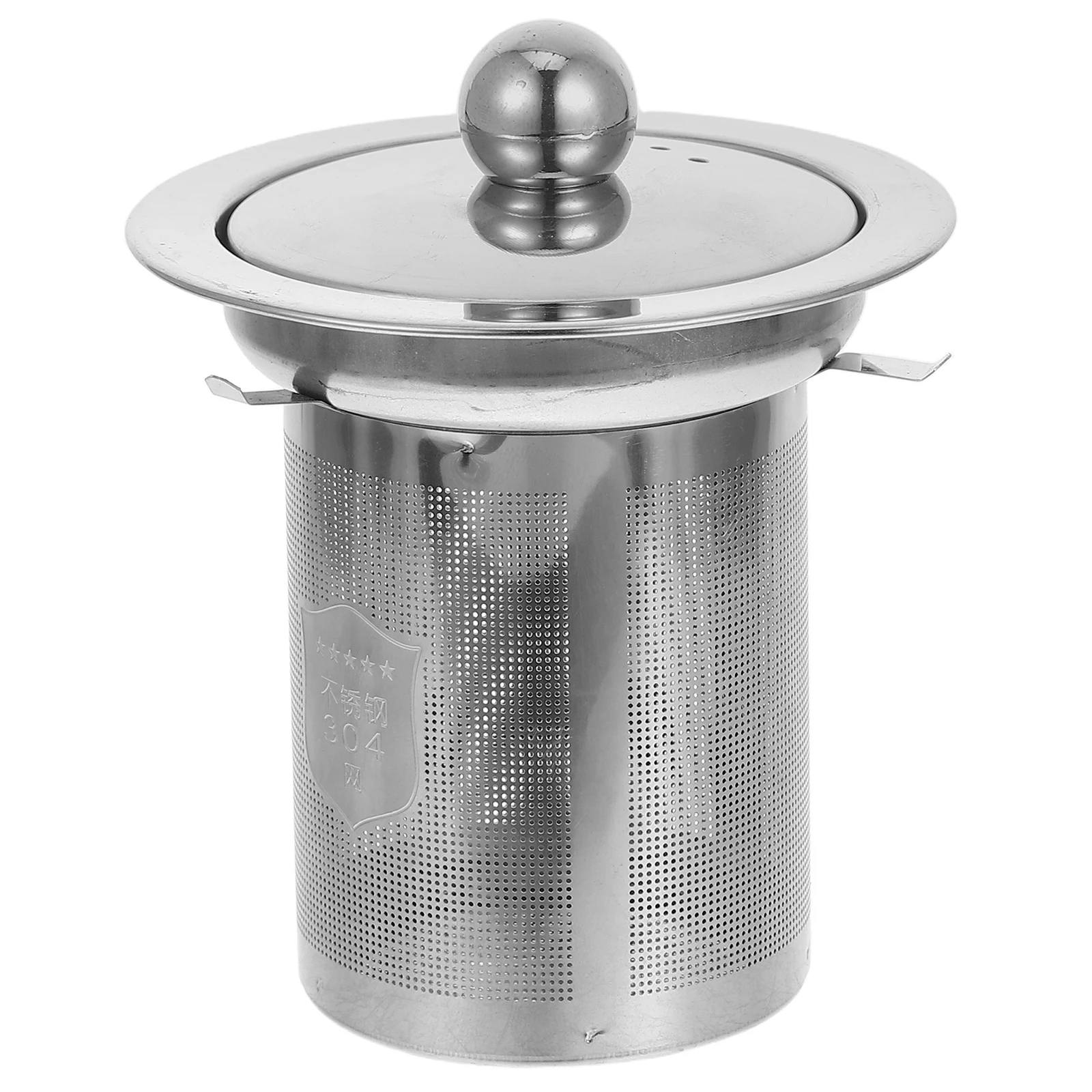 

Stainless Steel Tea Infuser 304 Fine Mesh Silver Strainer for Chinese Tea Accessories Portable Reusable Coffee Filter