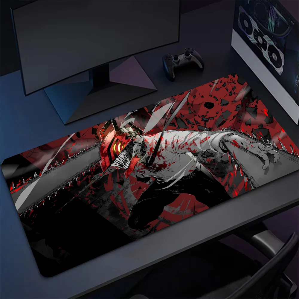 C-Chainsaw M-Man Non-slip Mouse Pad Suitable For Office Computers Laptops E-sports Game Desk Mats XXL Keyboard