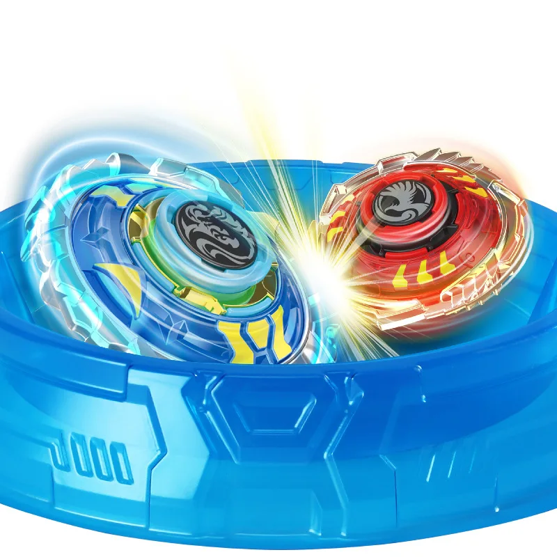 Decompression toy pull finger alloy battle gyro boy battle plate battle Tuo set interactive game gift