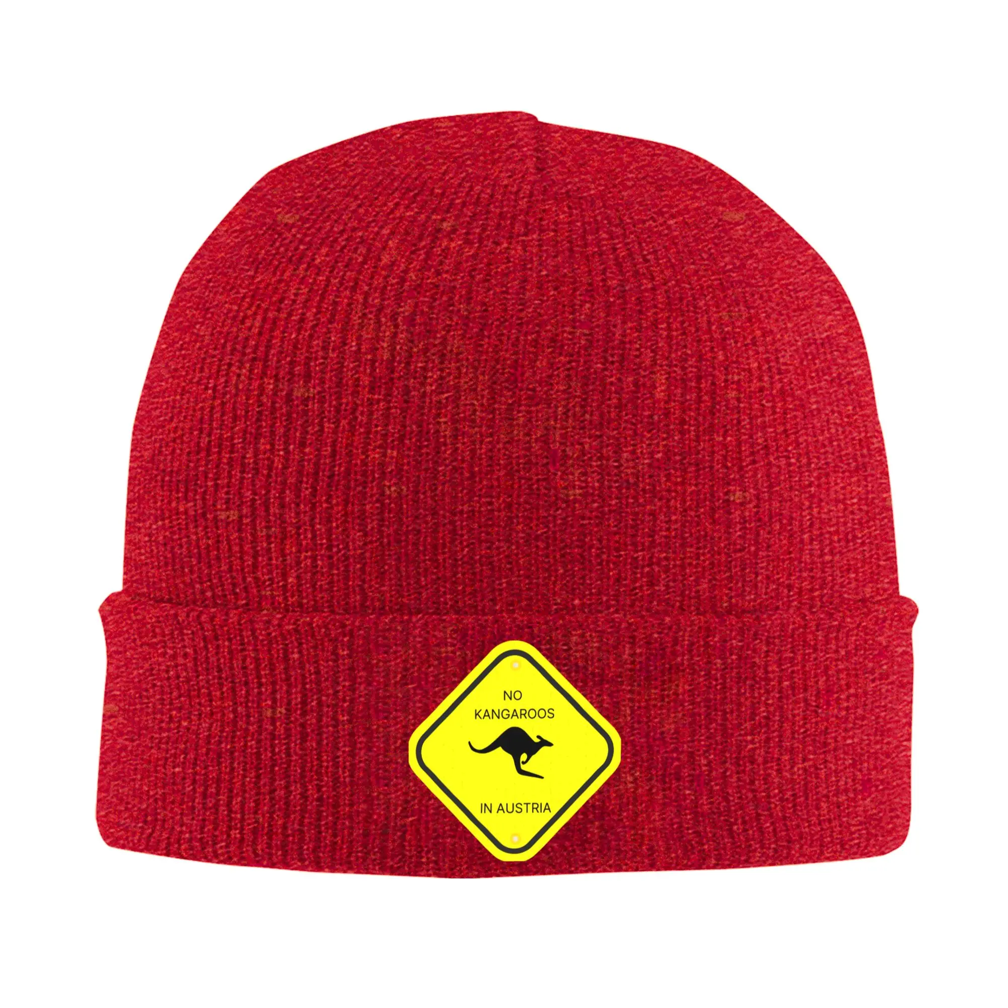 No Kangaroos in Austria Cuff Beanie Knit Skull Cap For Women Men  Warm Winter Bonnet Hats