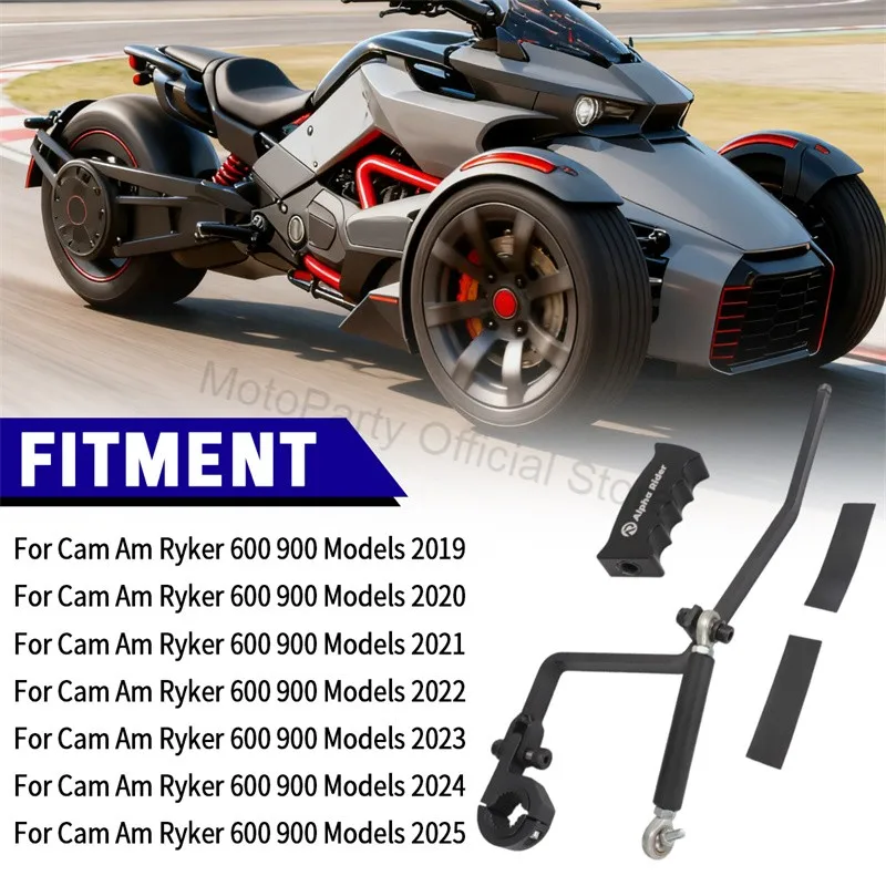 Conjunto de Montagem de Câmbio para Can-Am Ryker 600 900 de 2019 a 2025, Kit de Alavancas de Câmbio para Frente e Ré, Alavancas de Câmbio T-rex