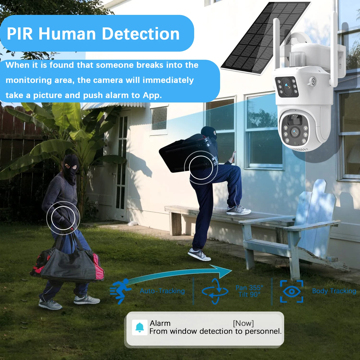 Kamera PTZ Solarna Bezprzewodowa