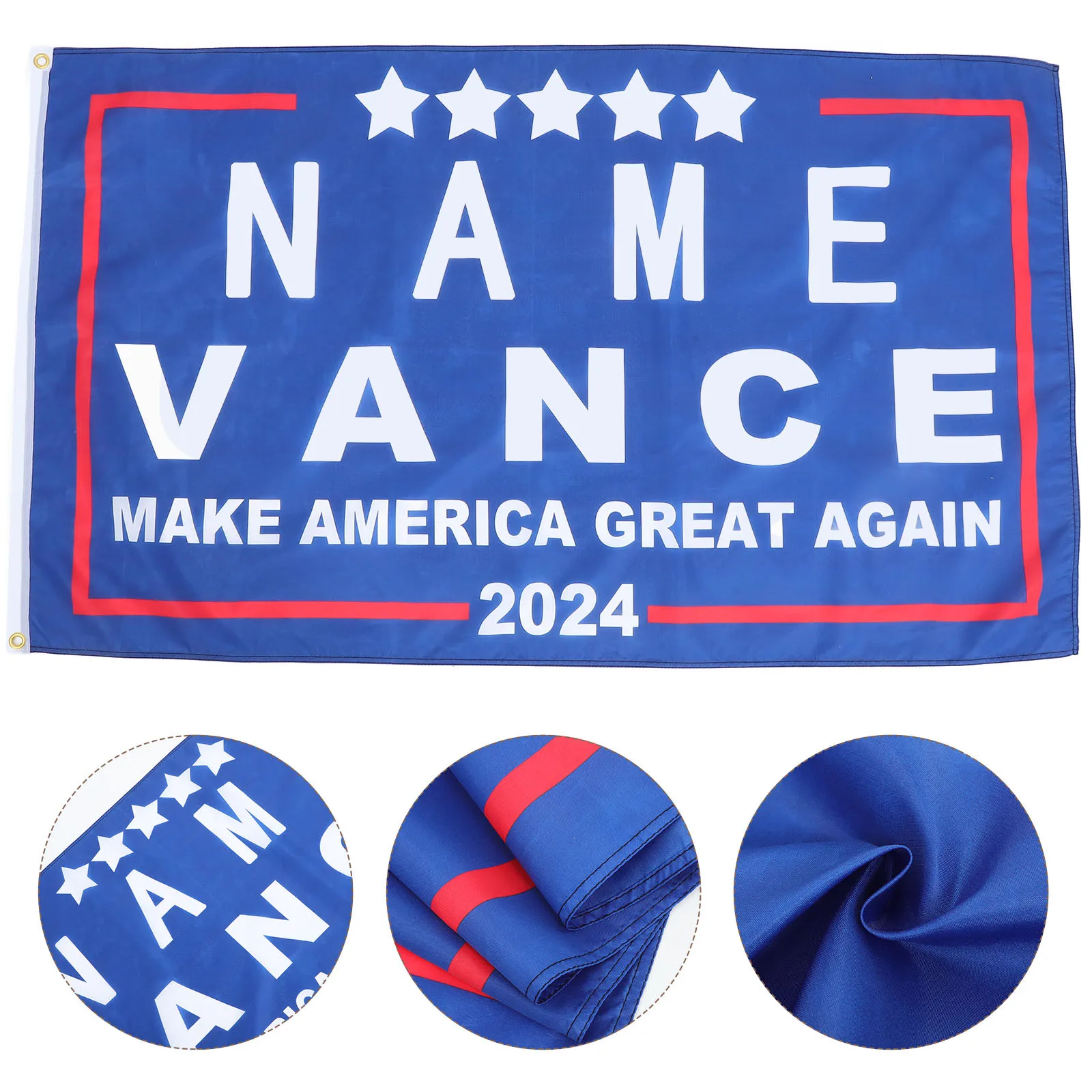 

Large 2024 Flag Polyester Rectangle Double Sided 90x150cm Outdoor Indoor Vote Banner Patriotic Rally Decor