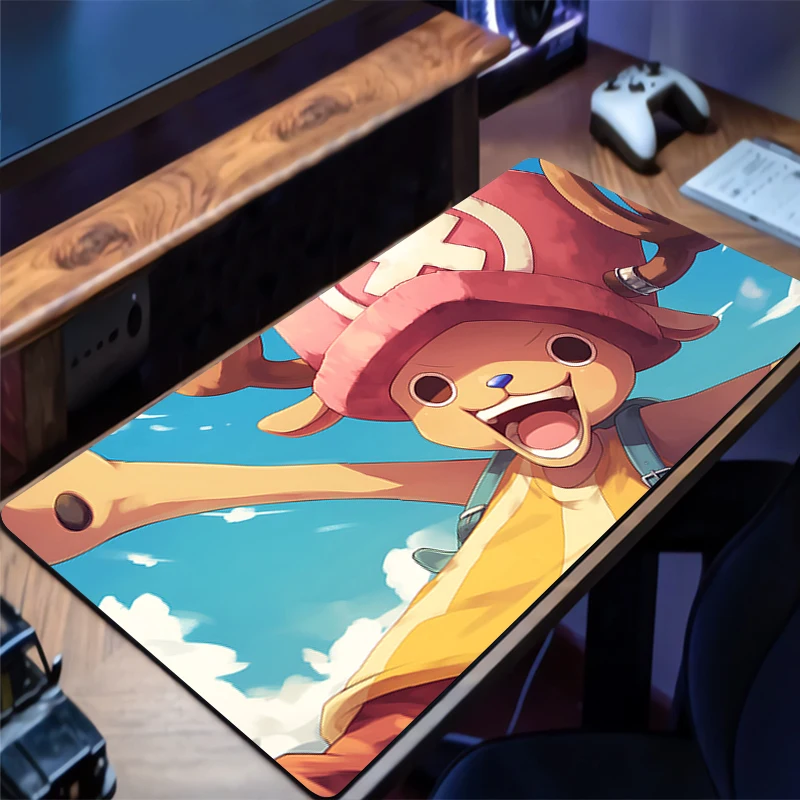 

Mouse Pad Office PC Accessories Keyboard Mat Anime Pattern Anti-slip Rubber Mousepad One Piece Tony Tony Chopper Gamer Desk Mat