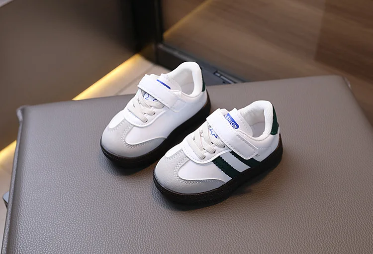 Kindersneaker für Babys, Jungen Sportschuhe, Kleinkinder Babyschuhe mit weicher Sohle, Erste Schritte Schuhe für Mädchen, Freizeitschuhe mit Klettverschluss, Outdoor-Schuhe, Neu – Detail 4