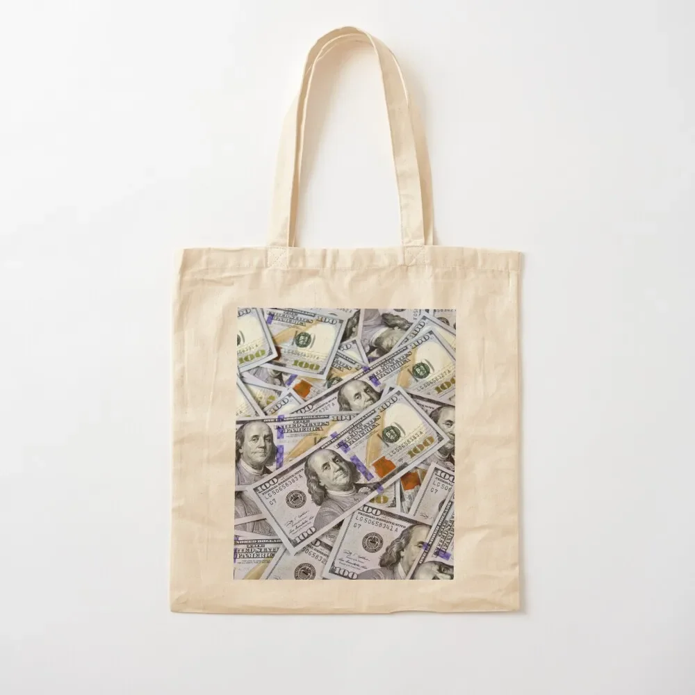 

One Hundred Dollar Bills Tote Bag sacs de shopping tote bag university Canvas bag for women