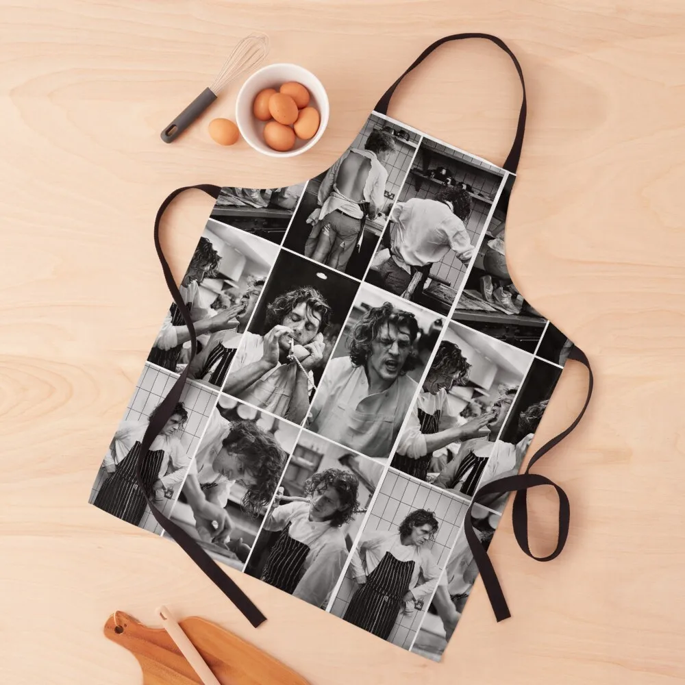 

White Collage Apron Things For Kitchen kitchen clothes for men Apron