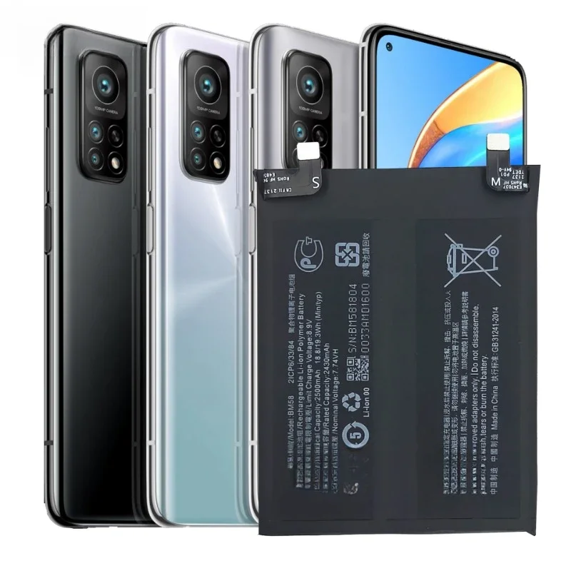 Новый BM58 7,74 В 5000 мАч для Xiaomi 11T Pro 5G Mix 4, сменный аккумулятор большой емкости для мобильного телефона, резервный аккумулятор