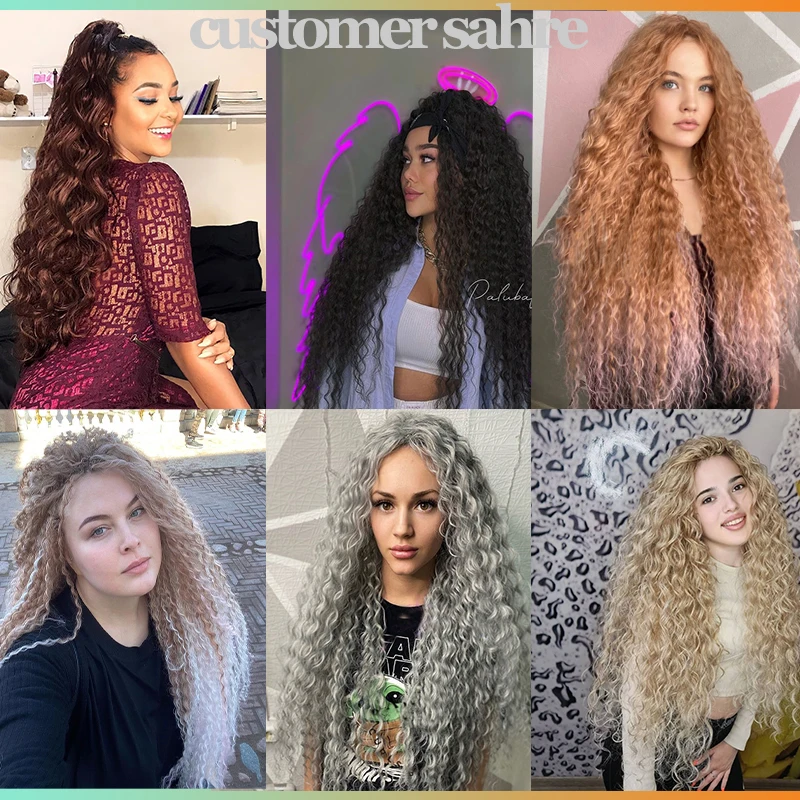 Voller Stern Tiefe Welle Twist Häkeln Haar Rosa Ozean Welle 32 Zoll Synthetische Licht Gewicht 100g Weiche Flechten Haar extensions