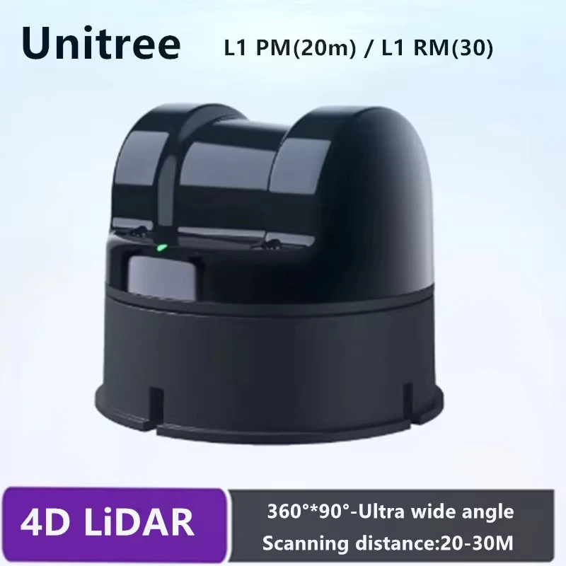 Unitree Bionic 4D LiDAR L1 3D Sensor Scanner 360 Degree TOF Ultra-wide-angle scanning AI Robot Navigation and obstacle avoidance