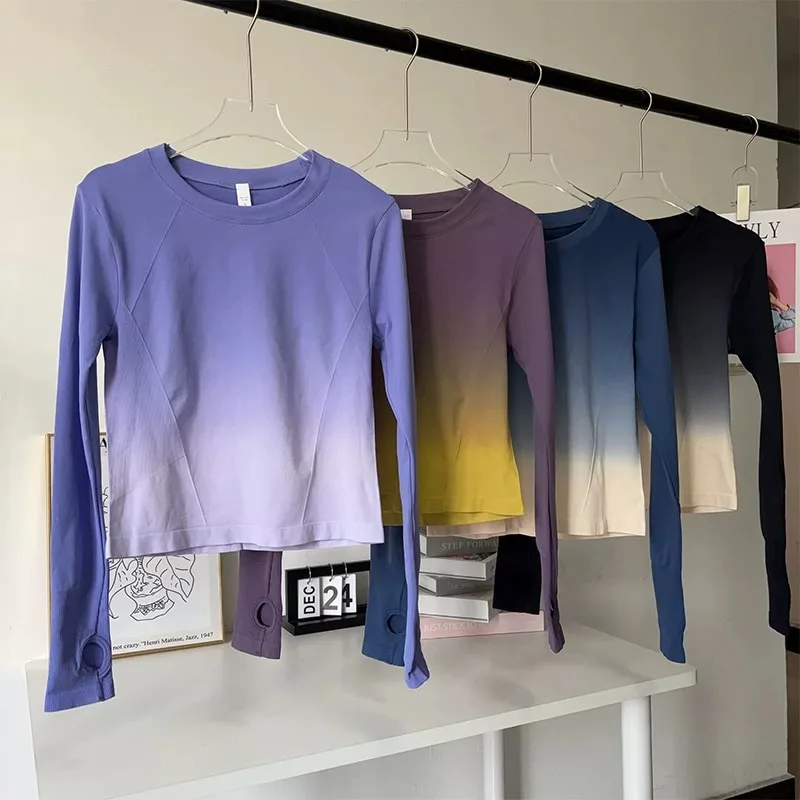 camiseta-feminina-gradiente-manga-longa-yoga-topo-fino-ajuste-fitness-treinamento-esportivo-para-outono-inverno-emagrecimento-exercicio