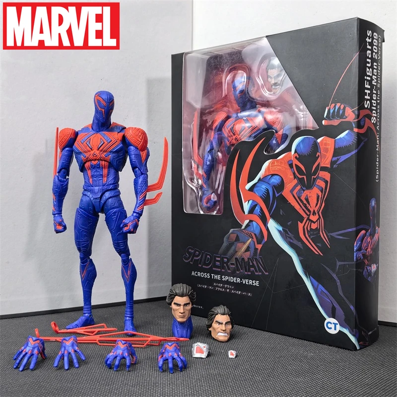 

17 см Человек-паук 2099 Shf S.H.Figuarts CT Человек-паук через вселенные части, фигурки, статуя, фигурка, подарки, игрушки