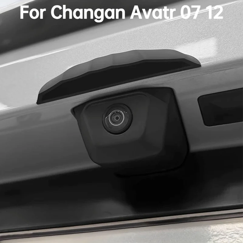 For Changan Avatr 07 12 Silicone Rear Trunk Camera Rain Cover Waterproof Protector Auto Mod Accessories