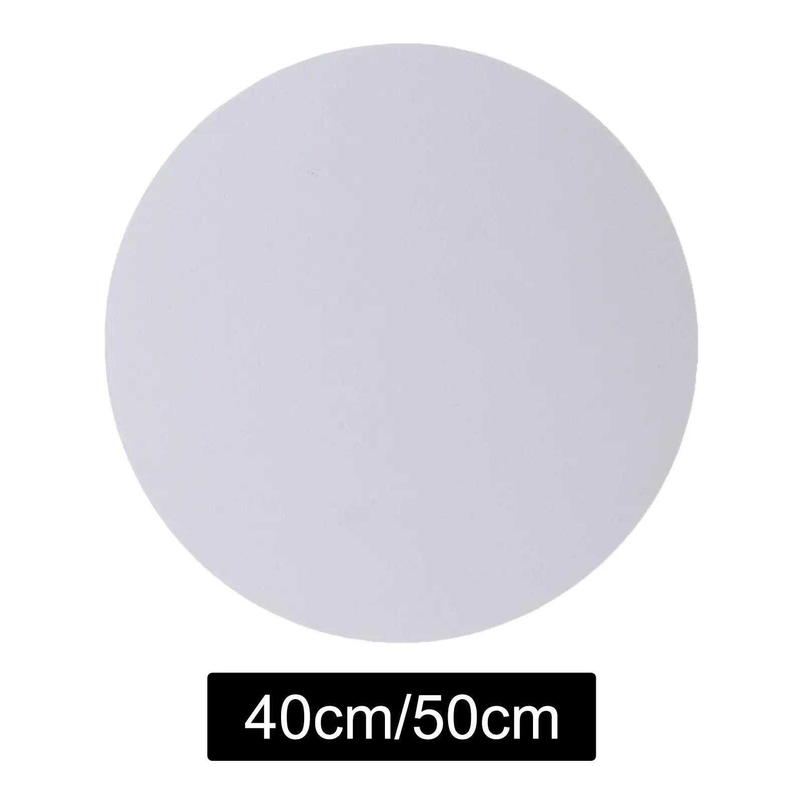 Round Canvas Board Painting Board Stretched Blank Art Boards for Artworks Artist Tool Painters Beginners