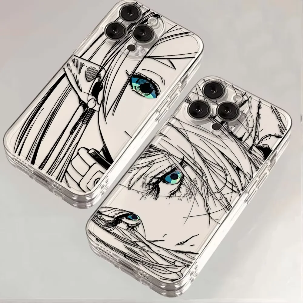 Frieren: Beyond Journey's End Handyhülle für iPhone 16e 15 14 13 12 11 Pro Max Plus Mini X XS XR SE 2020 2022 Funda Coque