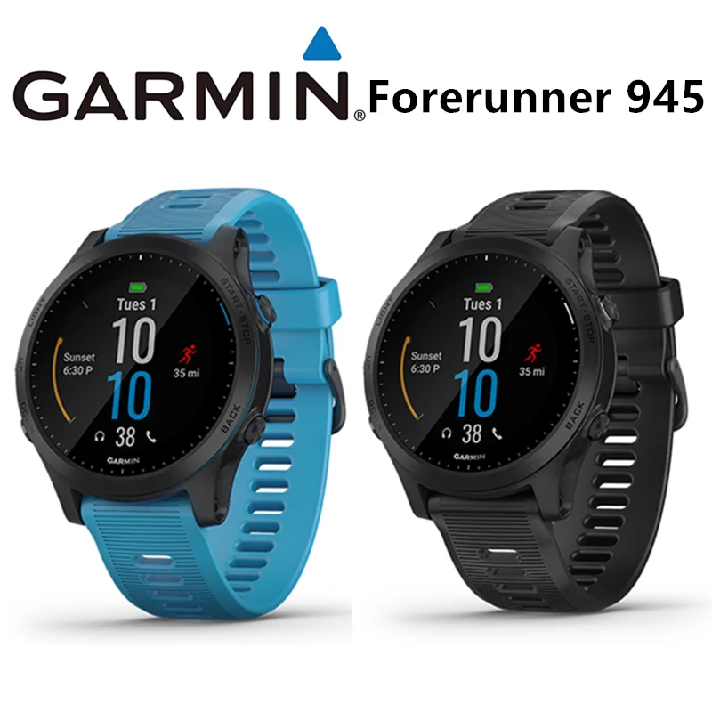 Reloj Garmin Forerunner 945 GPS para Deportes al Aire Libre, Running/Triatlón, con Monitor de Ritmo Cardíaco, Disponible en Varios Idiomas, 95% Nuevo