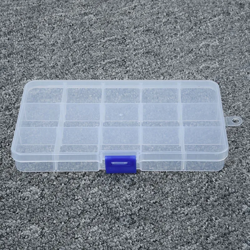 24Grids Plastic Organizer Box Storage Container Jewelry Box With Adjustable Dividers For Beads Arts DIY Crafts Storage image 5