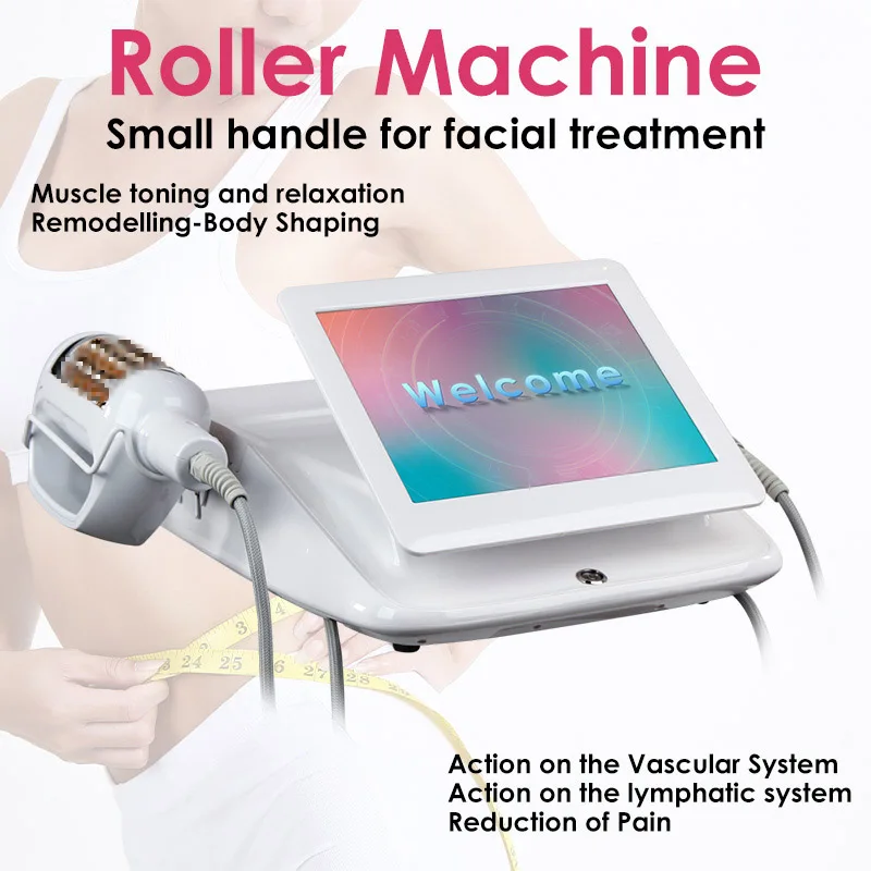 

Portable Roller Massage Machine with 360° Rotating Roller Handles for Body Shaping Pain Relief