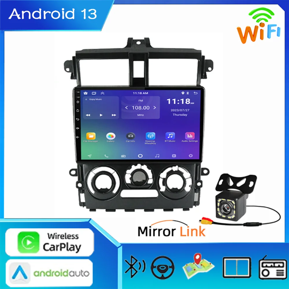 

Android 13 Car Radio For Mitsubishi Colt Plus 2013 Multimedia Video QLED Player Navigation Stereo GPS DVD Head Unit WIFI