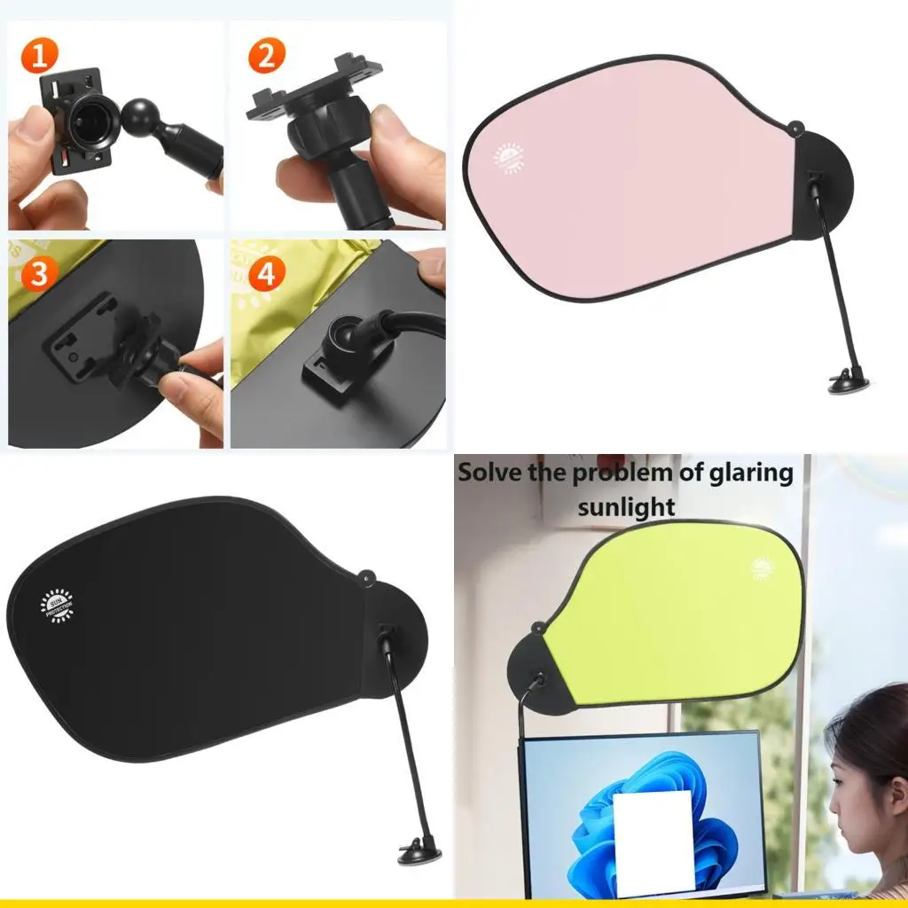 

SZCH Adjustable Automotive Sunshade And Computer Screen Glares Reducer With Heat Reflective Foil Material Quick Setups