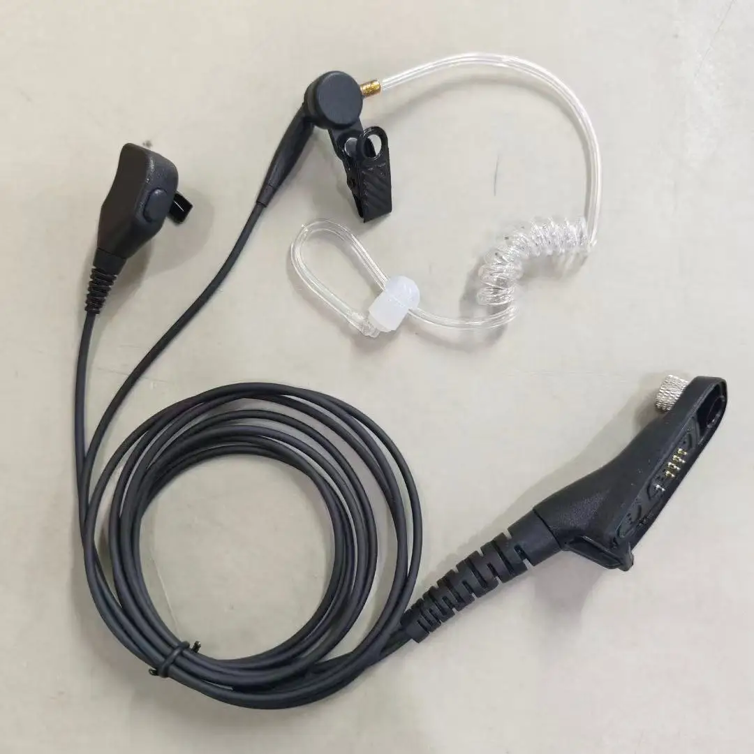 PMLN6130A 2 Fios Tubo de Ar Acústico Fone de Ouvido Handsfree para Motorla DGP8550 DGP5050 DP4400 DP4800 APX2000 APX7000 XPR6550 etc.